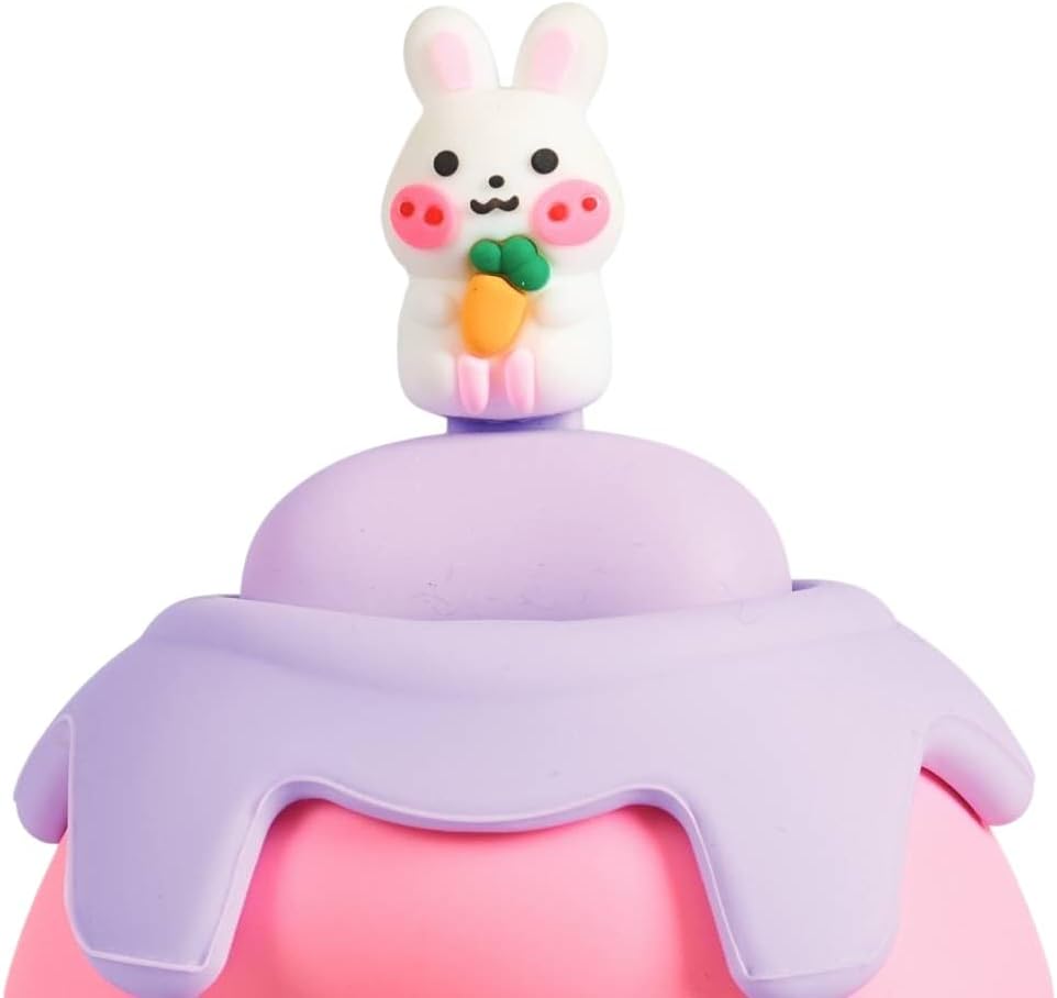 Borsa Cosmetica in Silicone, Set da Toilette da Viaggio Impermeabile per Pennelli da Trucco, 2 Pezzi Rosa e Arancione, Portabile per Donna e Uomo